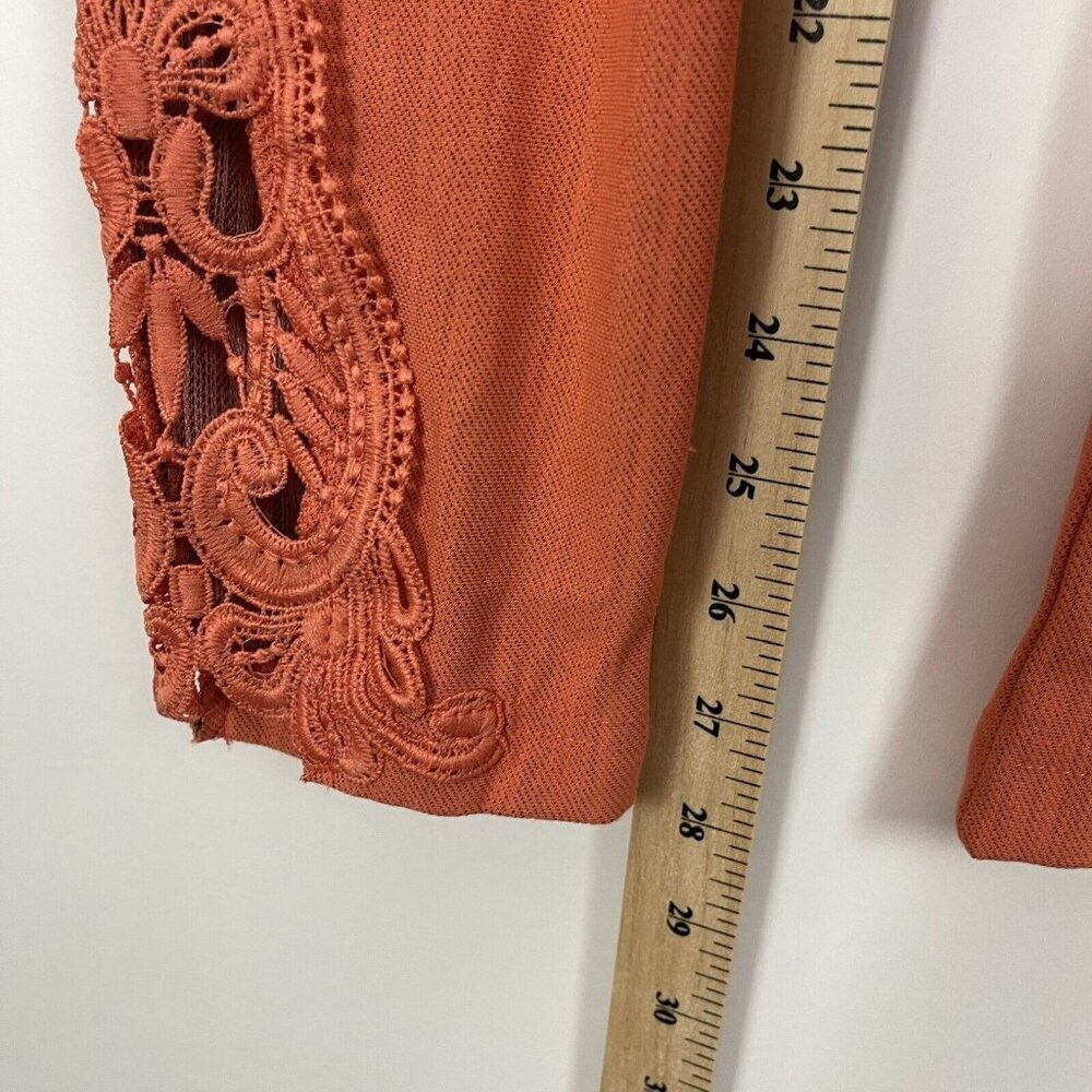 Simply Southern Orange Leggings Womens Size Small Medium Crochet - Picture 10 of 11